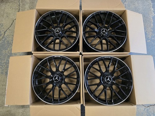 C63s alloy wheels - wheels, black