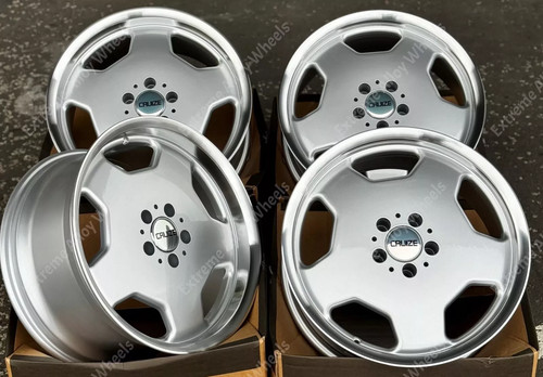 Silver slot alloy wheels - silver,