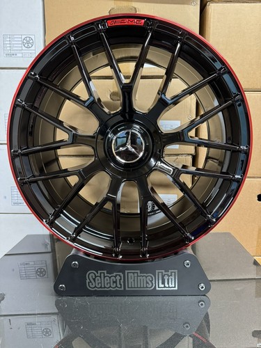 C63s alloy wheels black - x4,